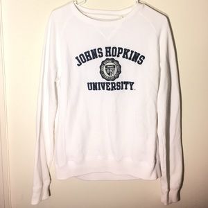 JHU crew neck sweatshirt